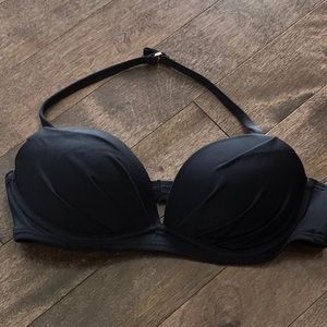 Victoria’s Secret push-up black halter bikini 34B